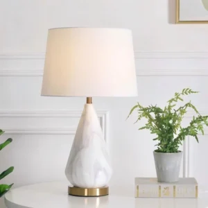 large cream table lamp