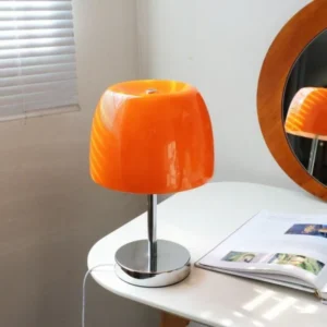 orange bedroom lamps