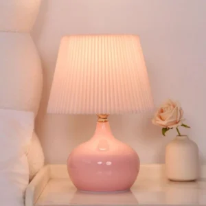 pink lamps for bedroom