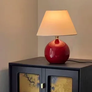 red table lamps for bedroom