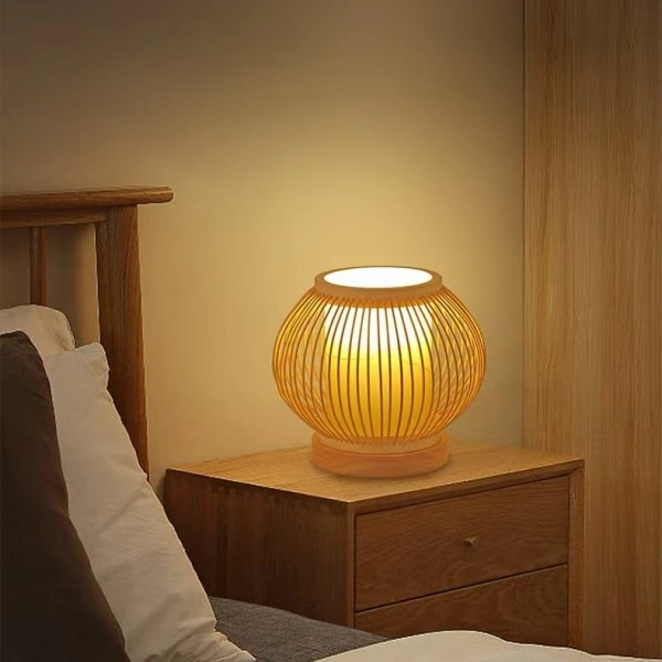 small bamboo table lamp