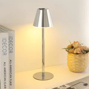 tall chrome table lamp