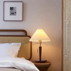 wood table lamps for bedroom