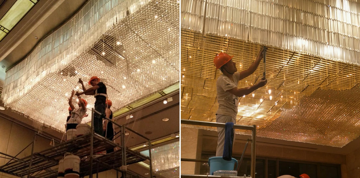 Crystal Chandelier Cleaning