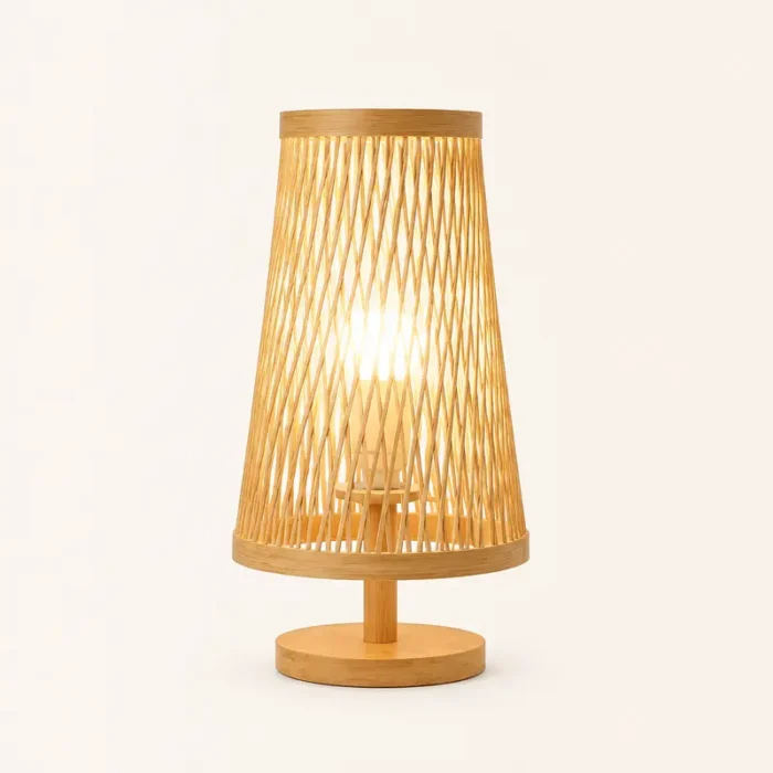 Bamboo Bedside Lamp T38-003