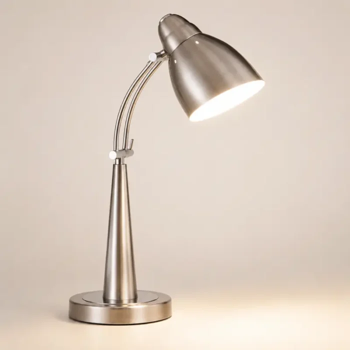 Brushed Chrome Table Lamp T29-008