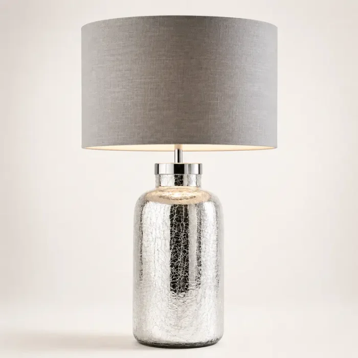 Chrome Glass Table Lamp T29-010