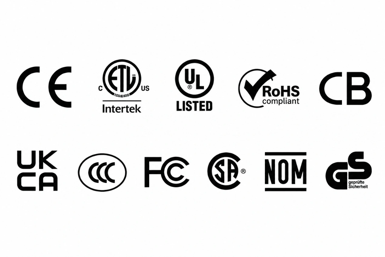 Common Decorative Lighting Certifications