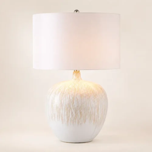 Cream Ceramic Table Lamp T30-001