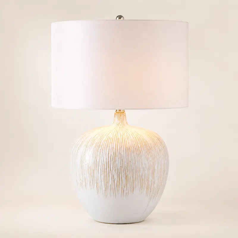 Cream Ceramic Table Lamp T30-001