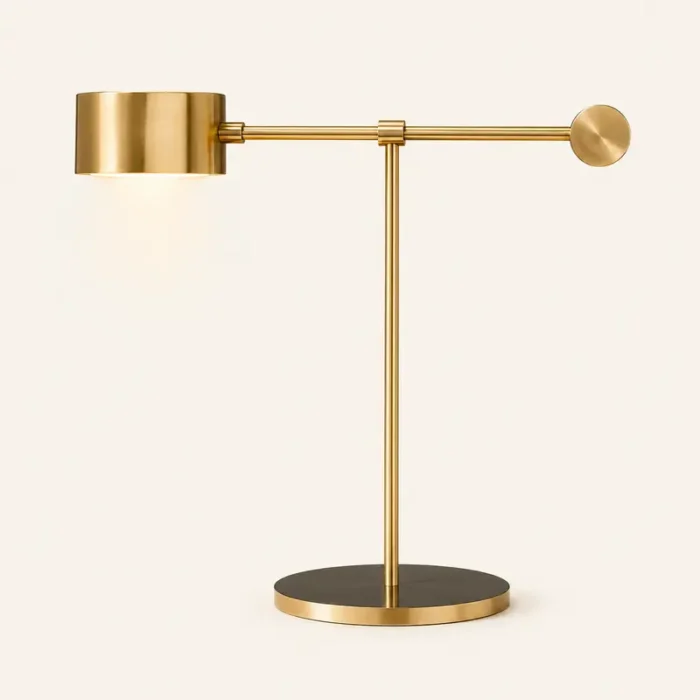 Gold Metal Table Lamp T5-011