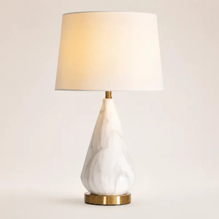 Large Cream Table Lamp T30-004