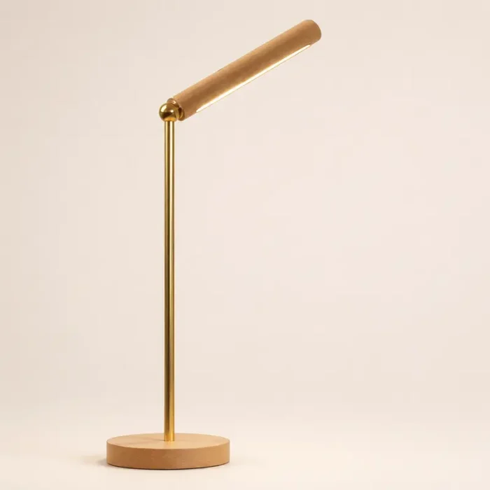 Led wood desk lamp T3031