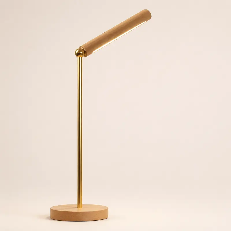Led wood desk lamp T3031