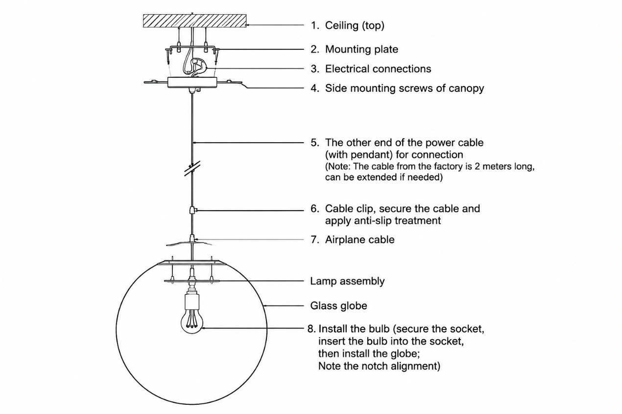 Lighting Installation Drawing