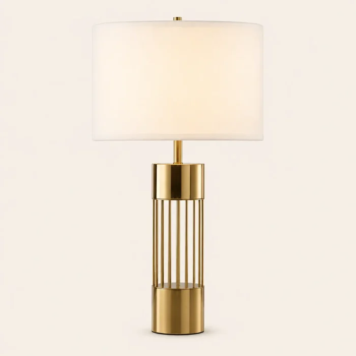 Metal Cylinder Table Lamp T5-018
