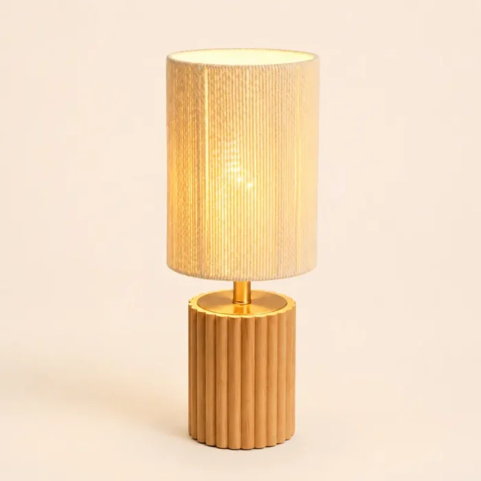 Oak table lamp T3012
