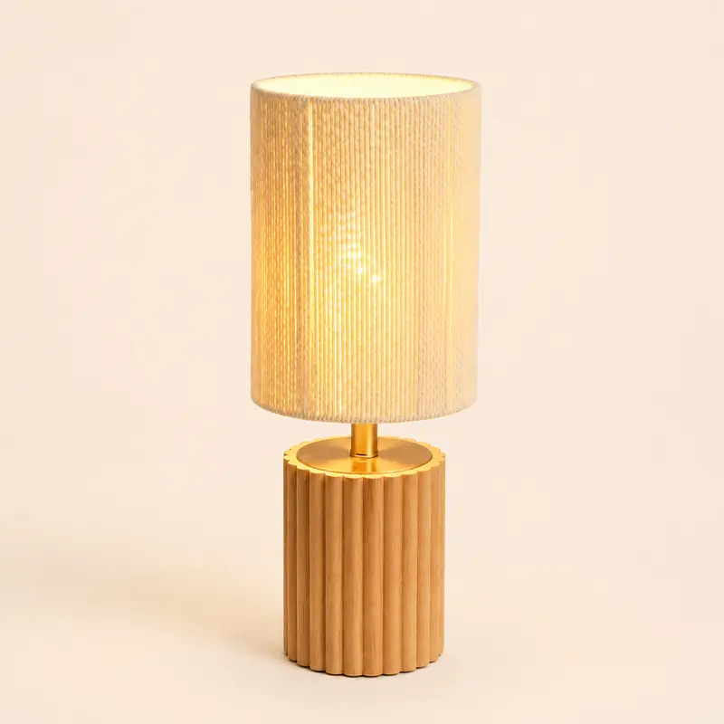 Oak table lamp T3012