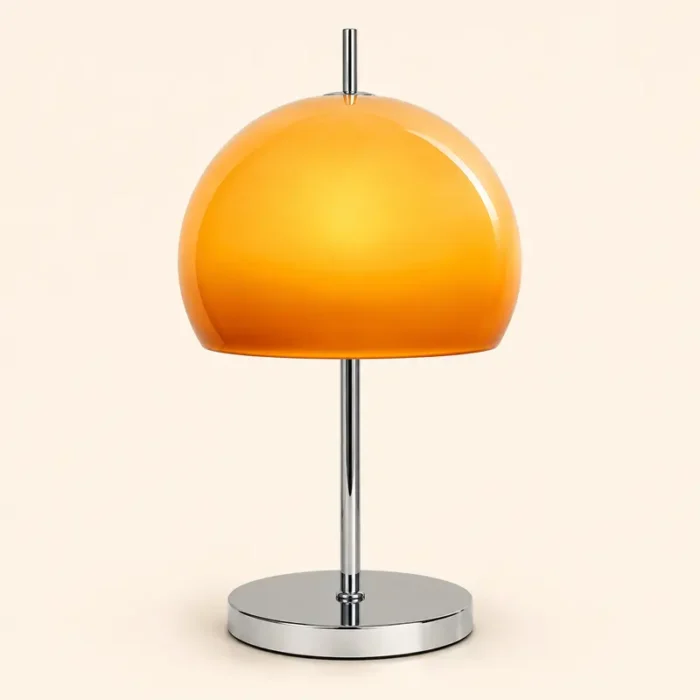 Orange Glass Table Lamp T4-008