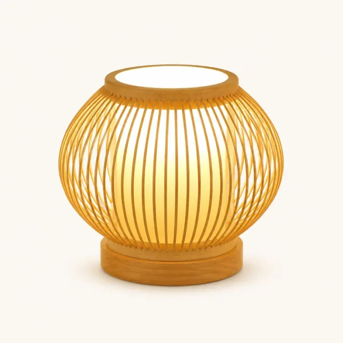 Small Bamboo Table Lamp T38-006