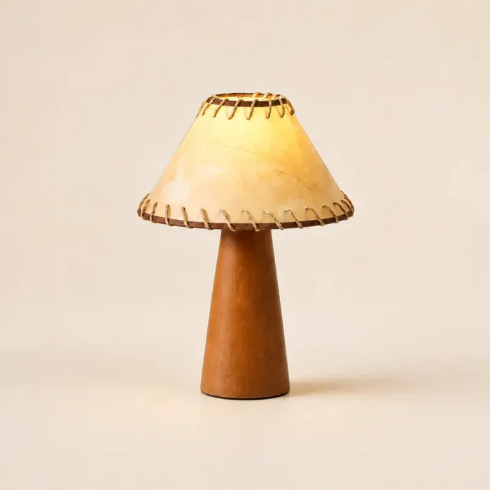Solid wood table lamp T3013