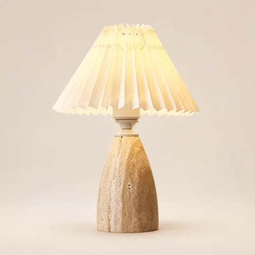 Travertine Table Lamp T14-001