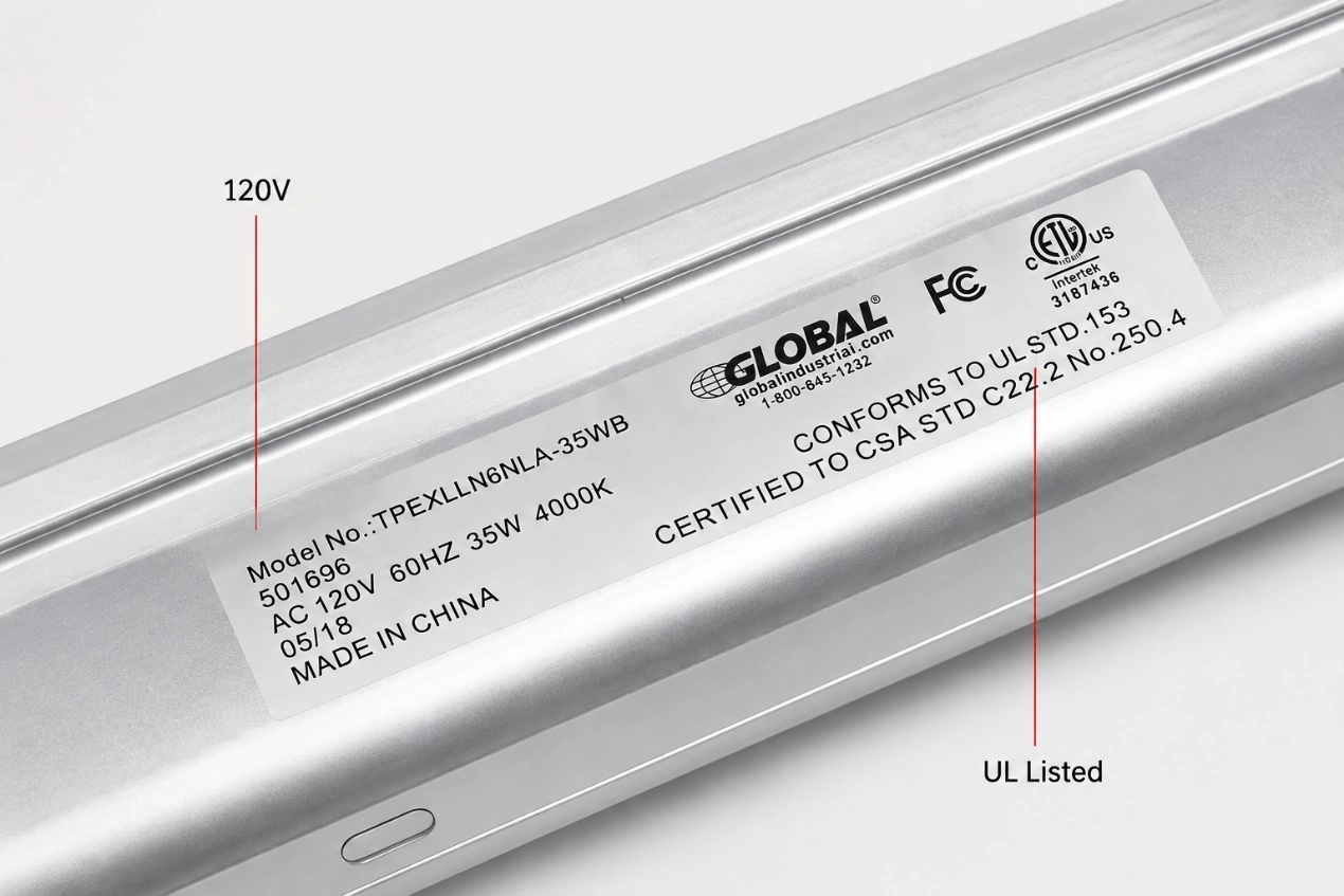 UL Certification for Lighting Fixtures