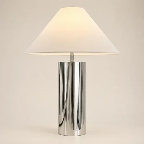 White Chrome Table Lamp T29-015