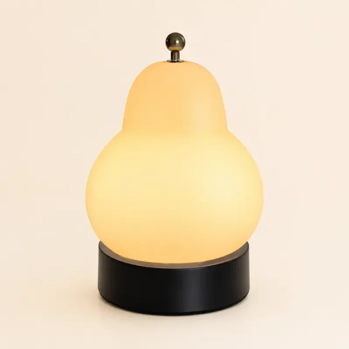 Yellow Glass Table Lamp T4-007