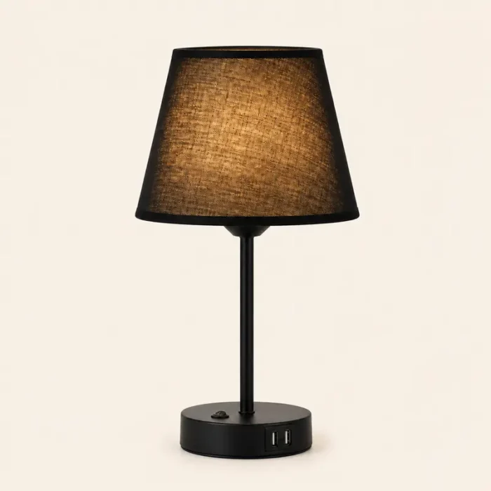 Bedroom Table Lamp with USB Ports T43-015