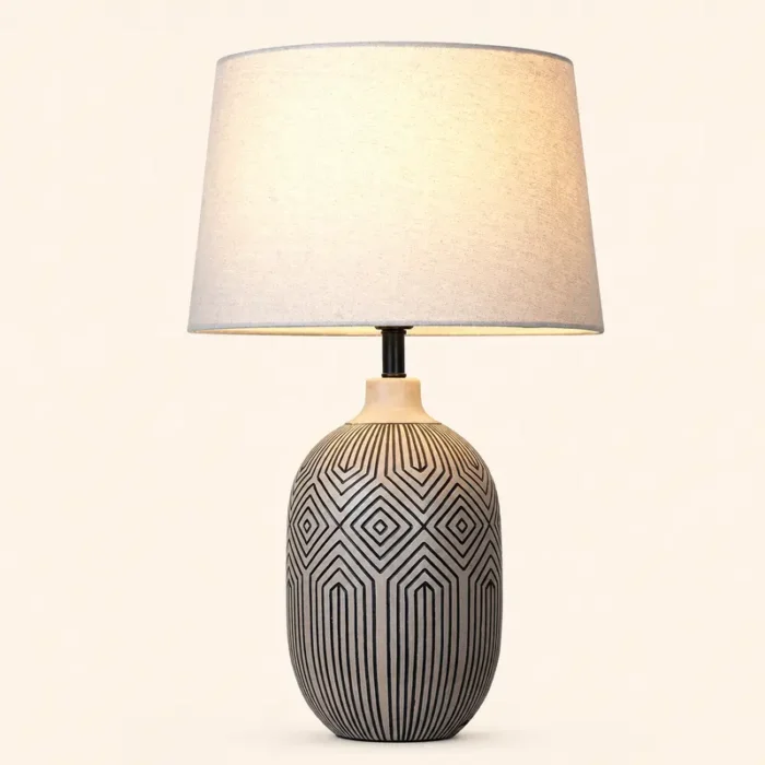 Blue and white ceramic lamp T2003
