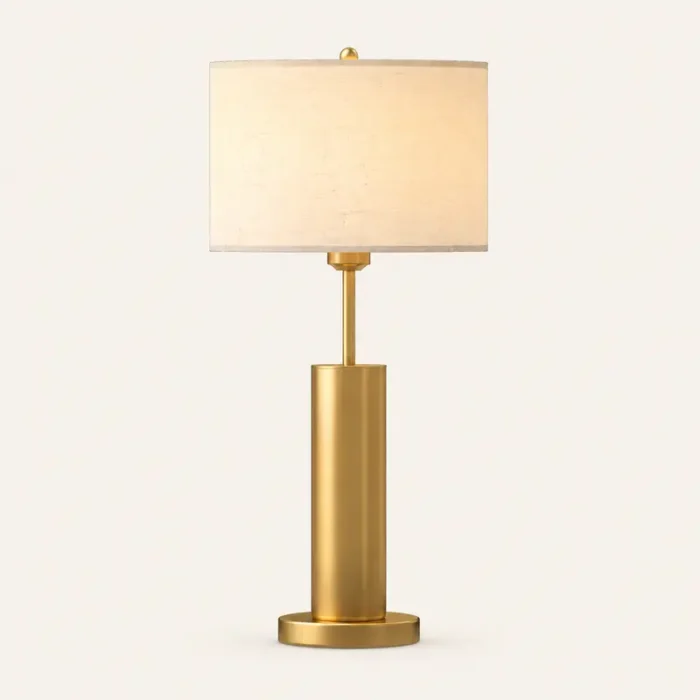 Brass Column Table Lamp T2-020