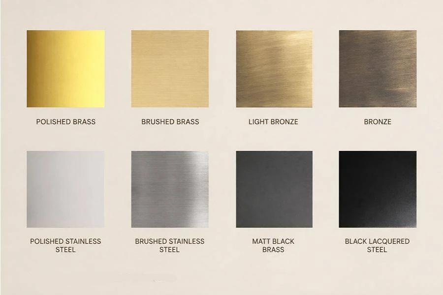 Finish Samples / Material Combination