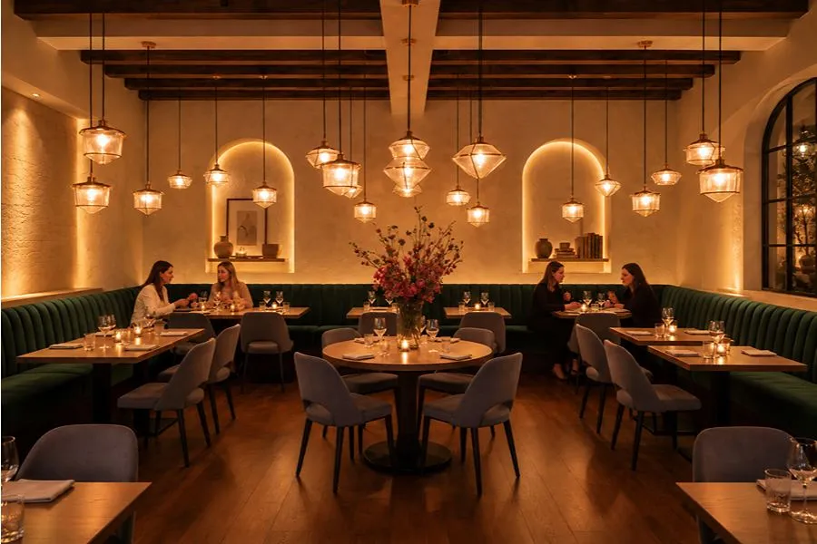 Restaurant Multi-Layer Lighting Application