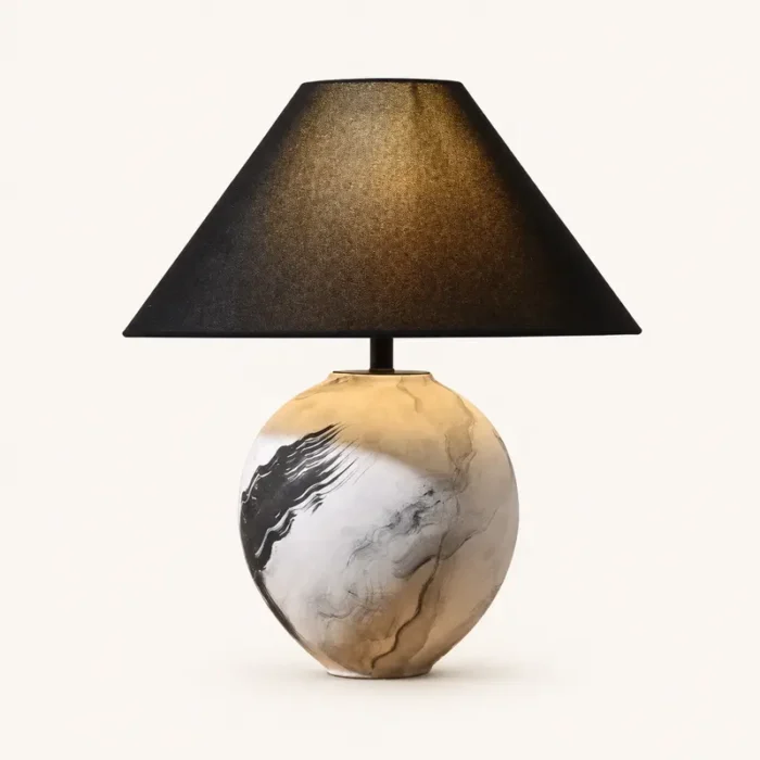 Small ceramic bedside table lamp T2012