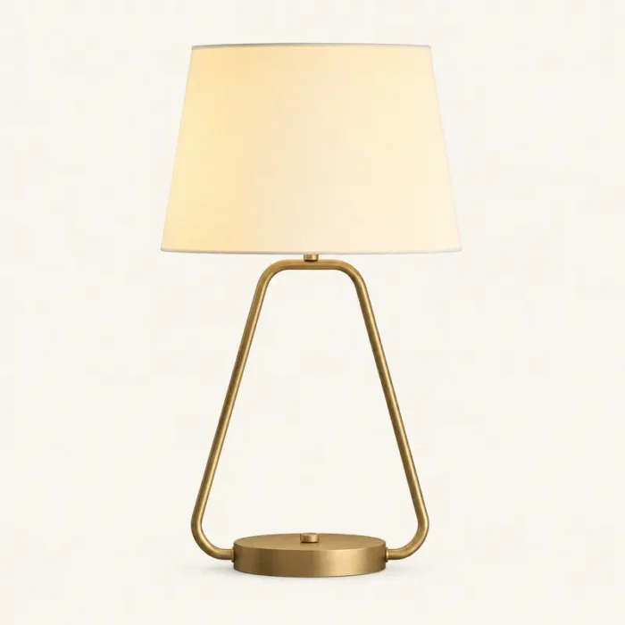 Tall Antique Brass Table Lamp T2-005