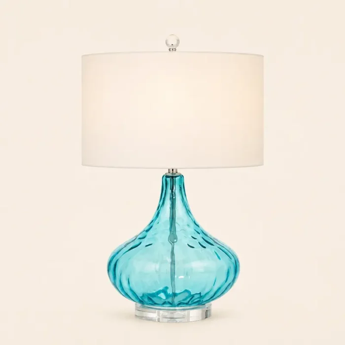Teal Lamp for Bedroom T43-036