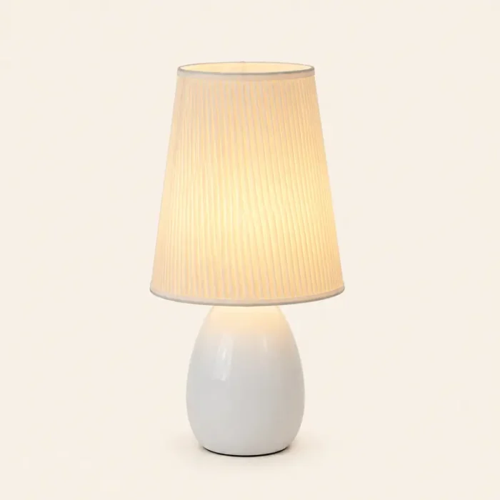 White Table Lamp for Bedroom T43-032