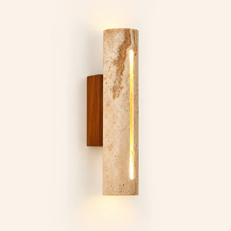 travertine wall light W2-003