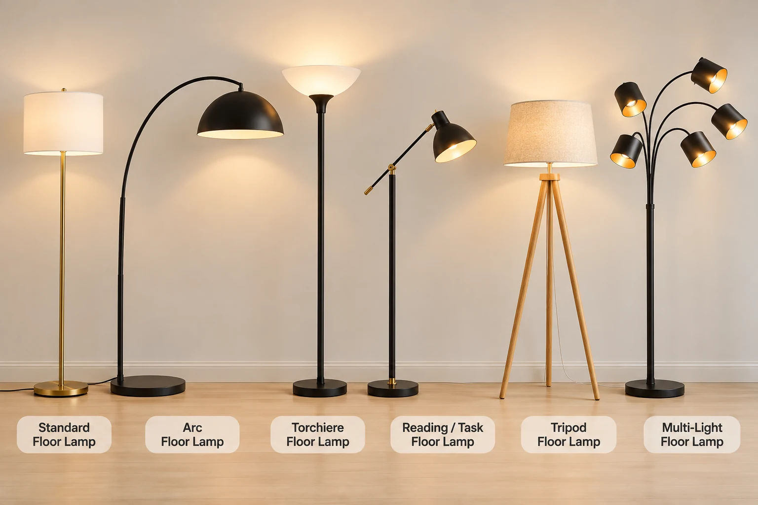 Common Floor Lamp Types