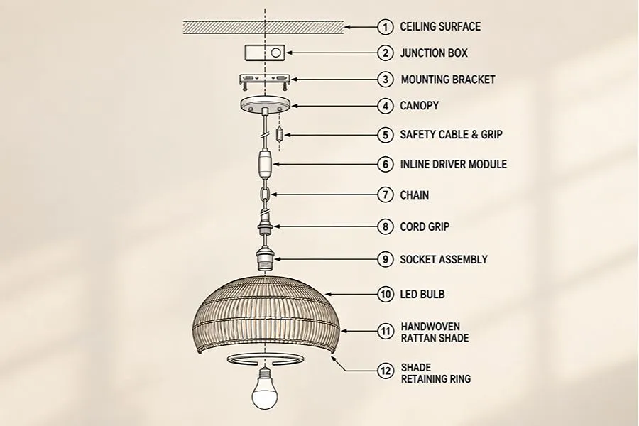 Pendant Light Structure