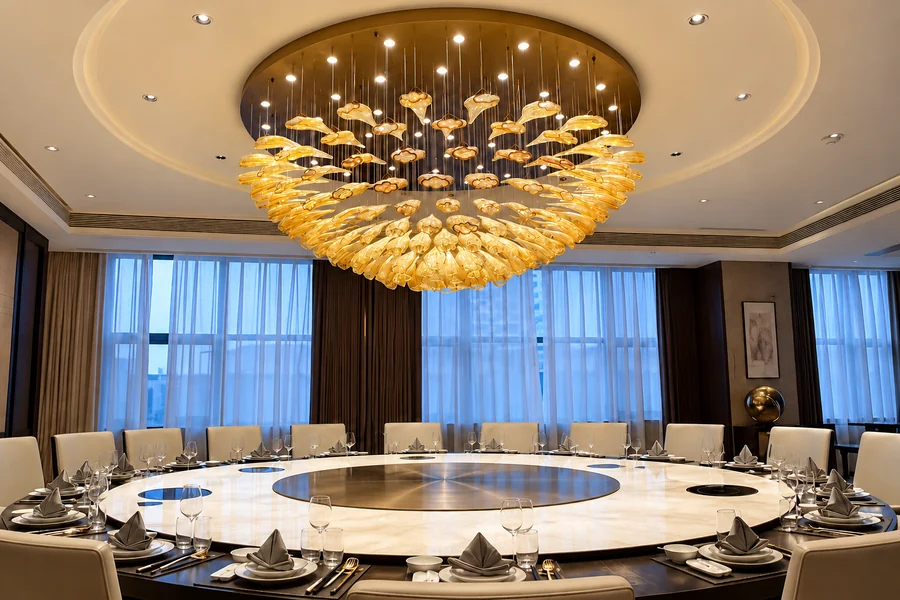 Restaurant Multi-Layer Lighting Application
