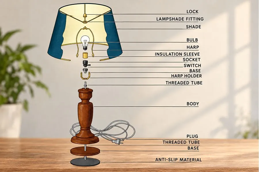 Table Lamp Construction