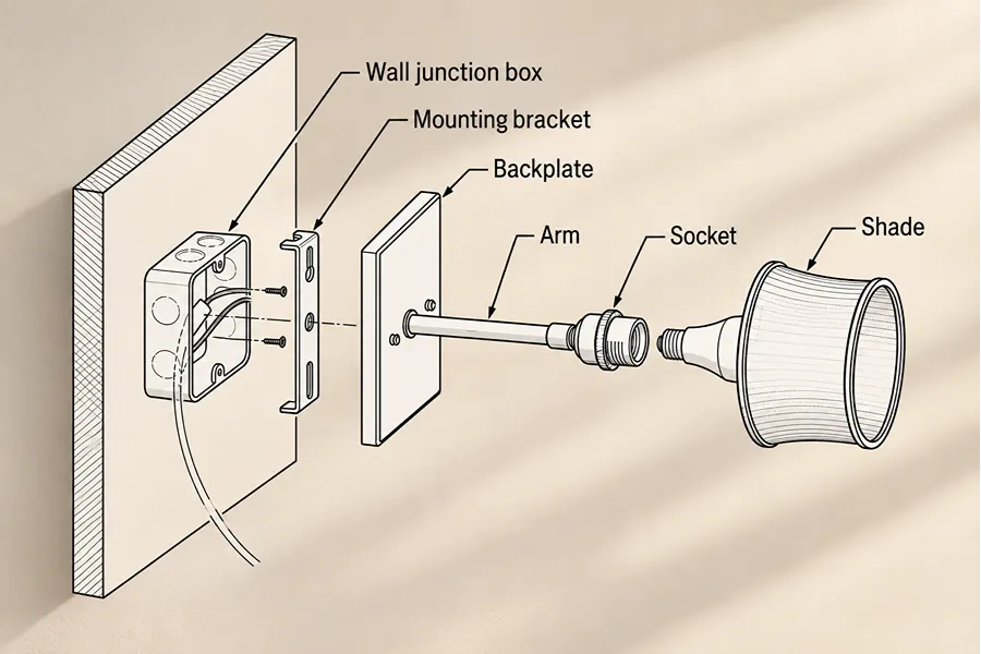Wall Sconce Structure